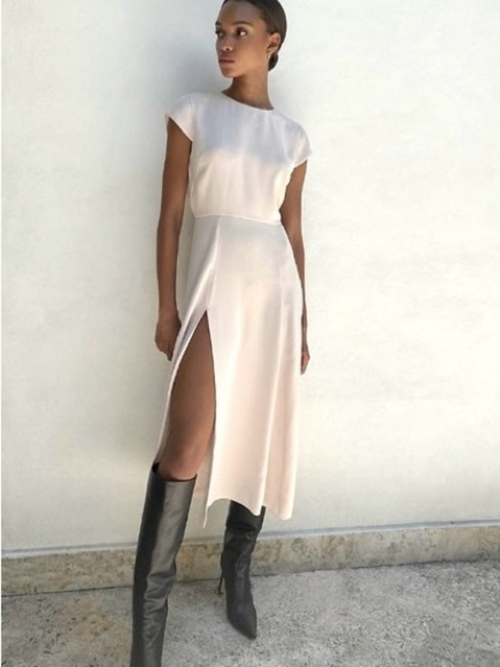 NWT Aritzia Wilfred Hampton Midi Dress Denude Sz 0 Cocktail Graduation Event